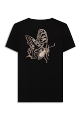 Blusa Ellus Butterfly Preto