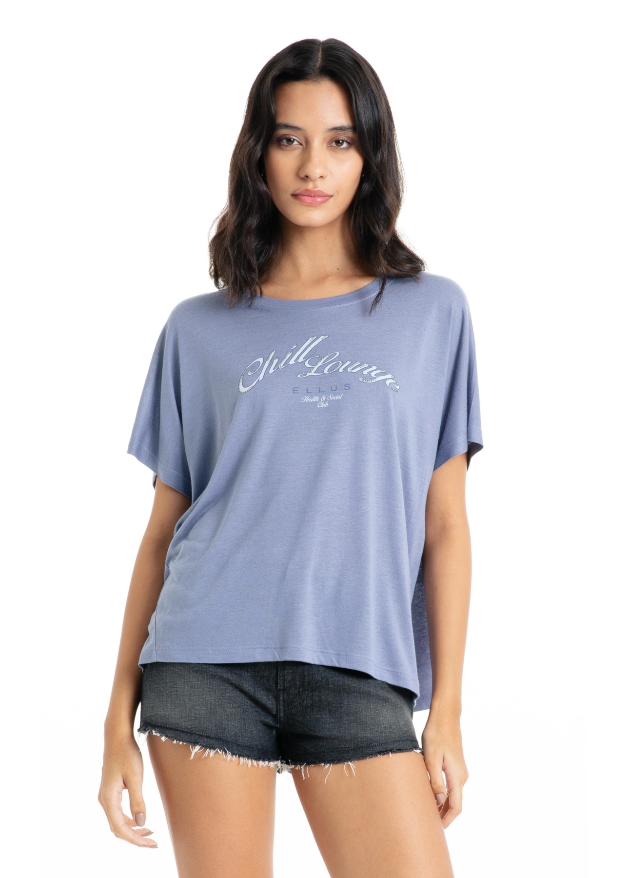 Blusa Ellus Chill Lounge Azul Jeans