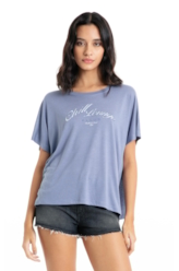 Blusa Ellus Chill Lounge Azul Jeans