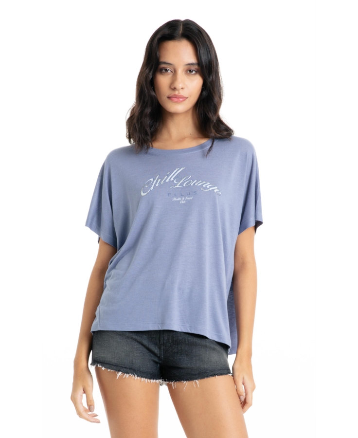 Blusa Ellus Chill Lounge Azul Jeans