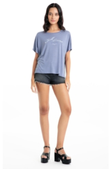 Blusa Ellus Chill Lounge Azul Jeans