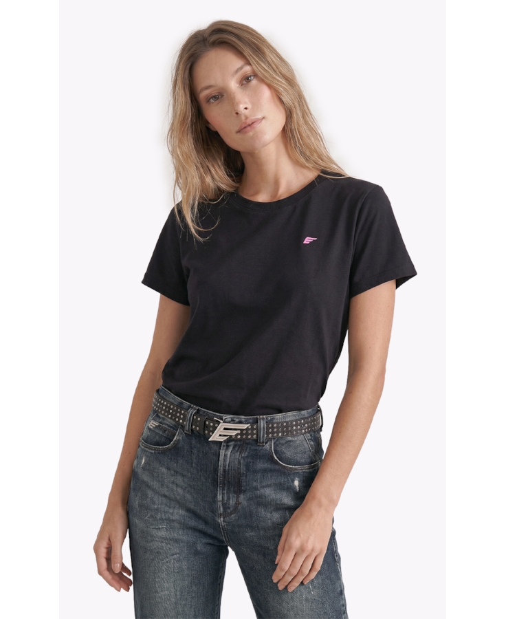Blusa  Ellus Classic Slim Preto