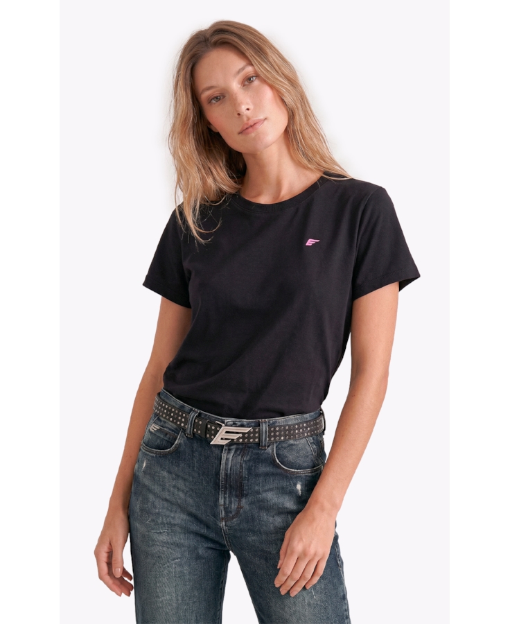Blusa  Ellus Classic Slim Preto