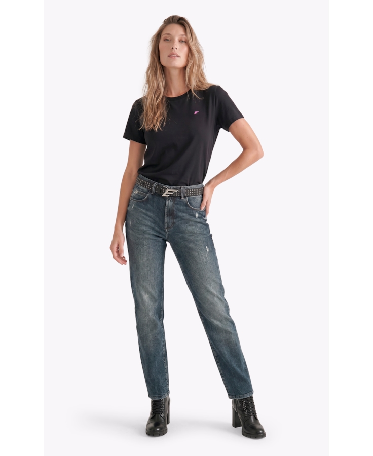 Blusa  Ellus Classic Slim Preto