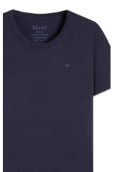 Blusa  Ellus Classic Slim Purple Blue