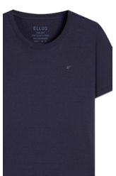 Blusa  Ellus Classic Slim Purple Blue