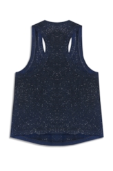Blusa Ellus Cotton Devore Sleeveless Azul Carbono