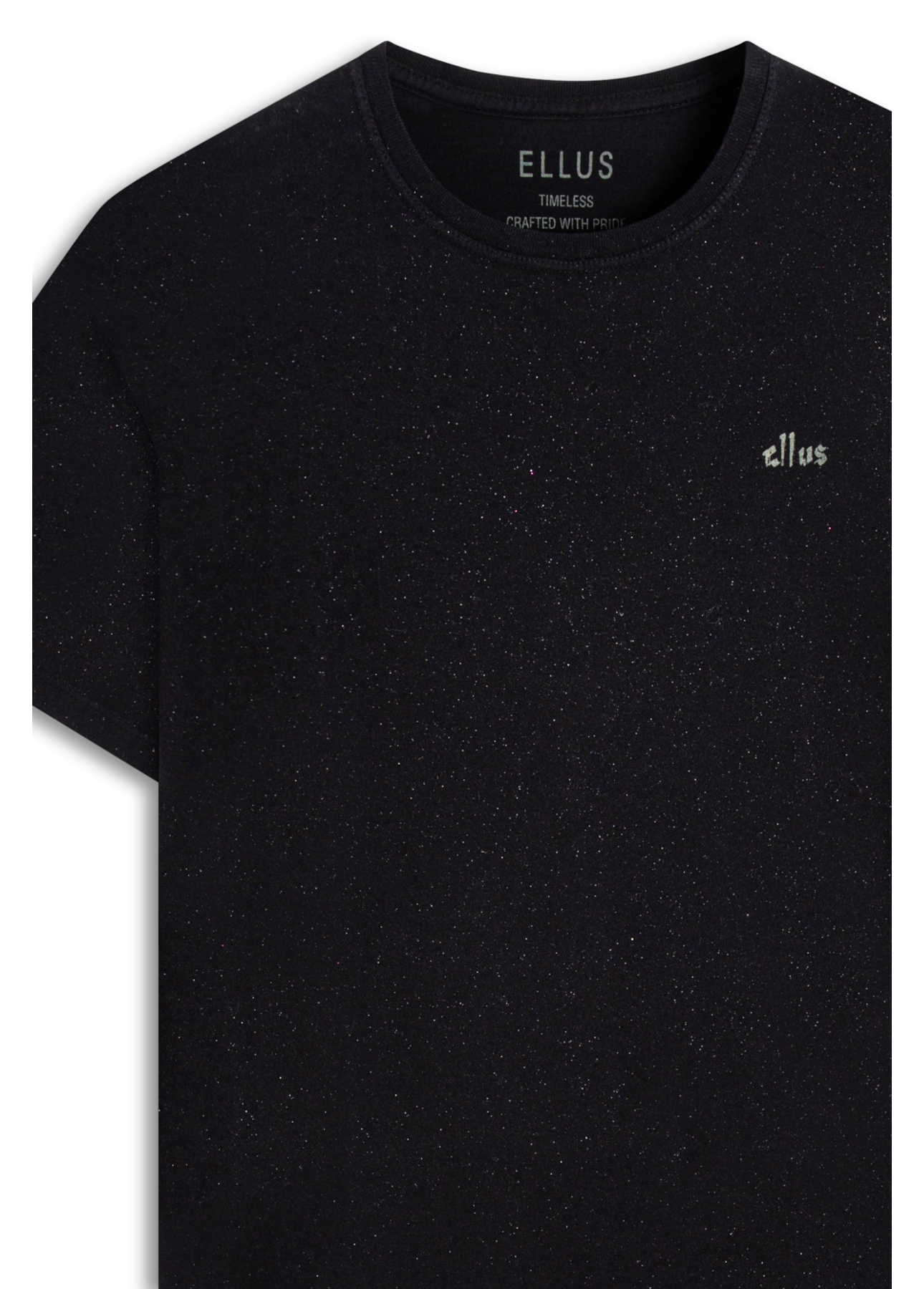 Blusa Ellus Cotton Glitter Preto
