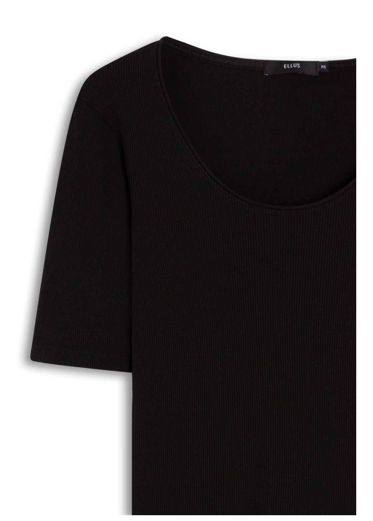 Blusa Ellus Cotton Rib Army Preto