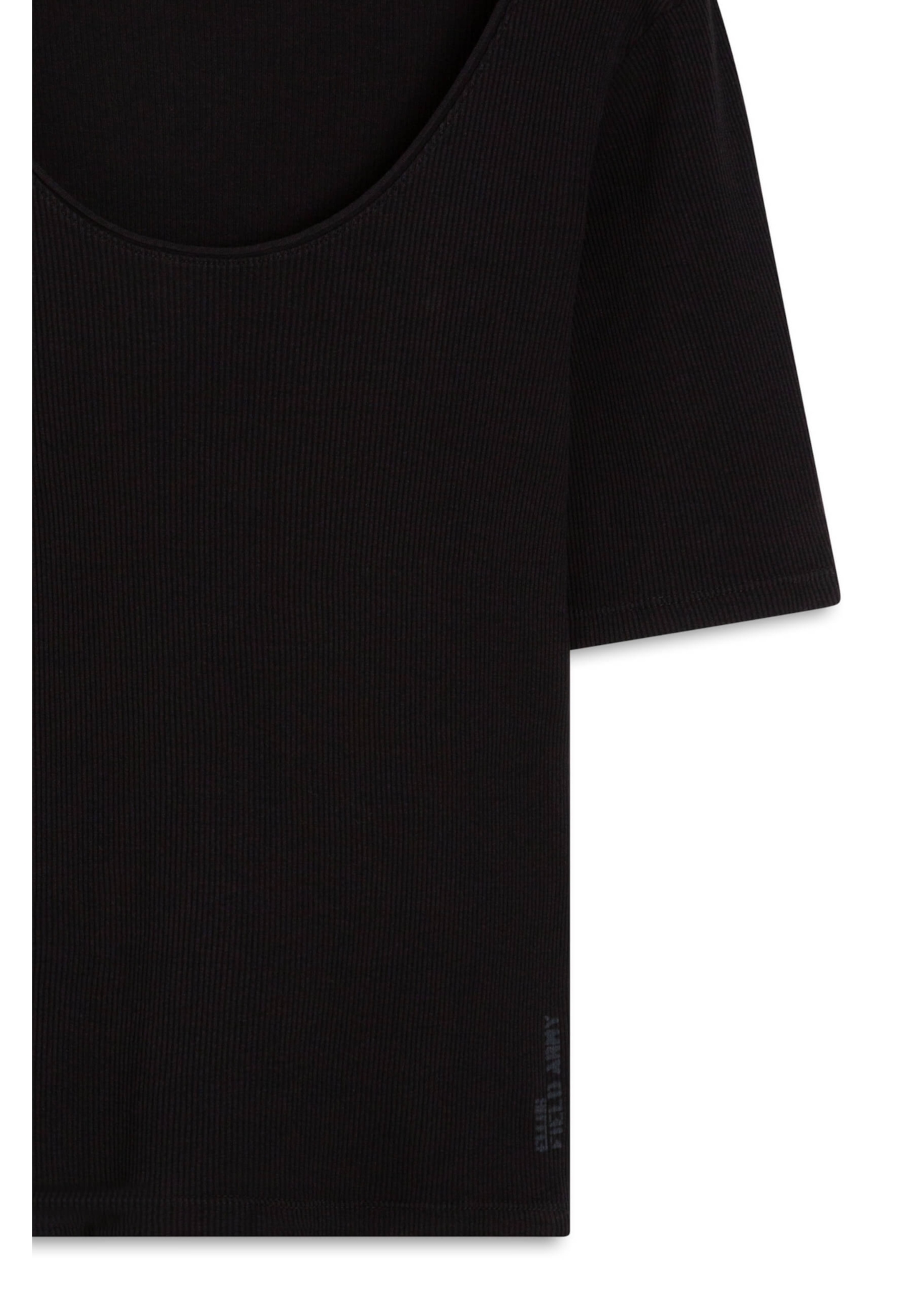 Blusa Ellus Cotton Rib Army Preto
