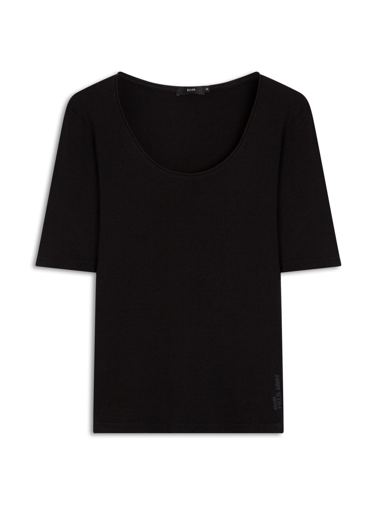 Blusa Ellus Cotton Rib Army Preto