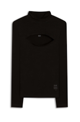 Blusa Ellus Crafted Turtleneck Preto