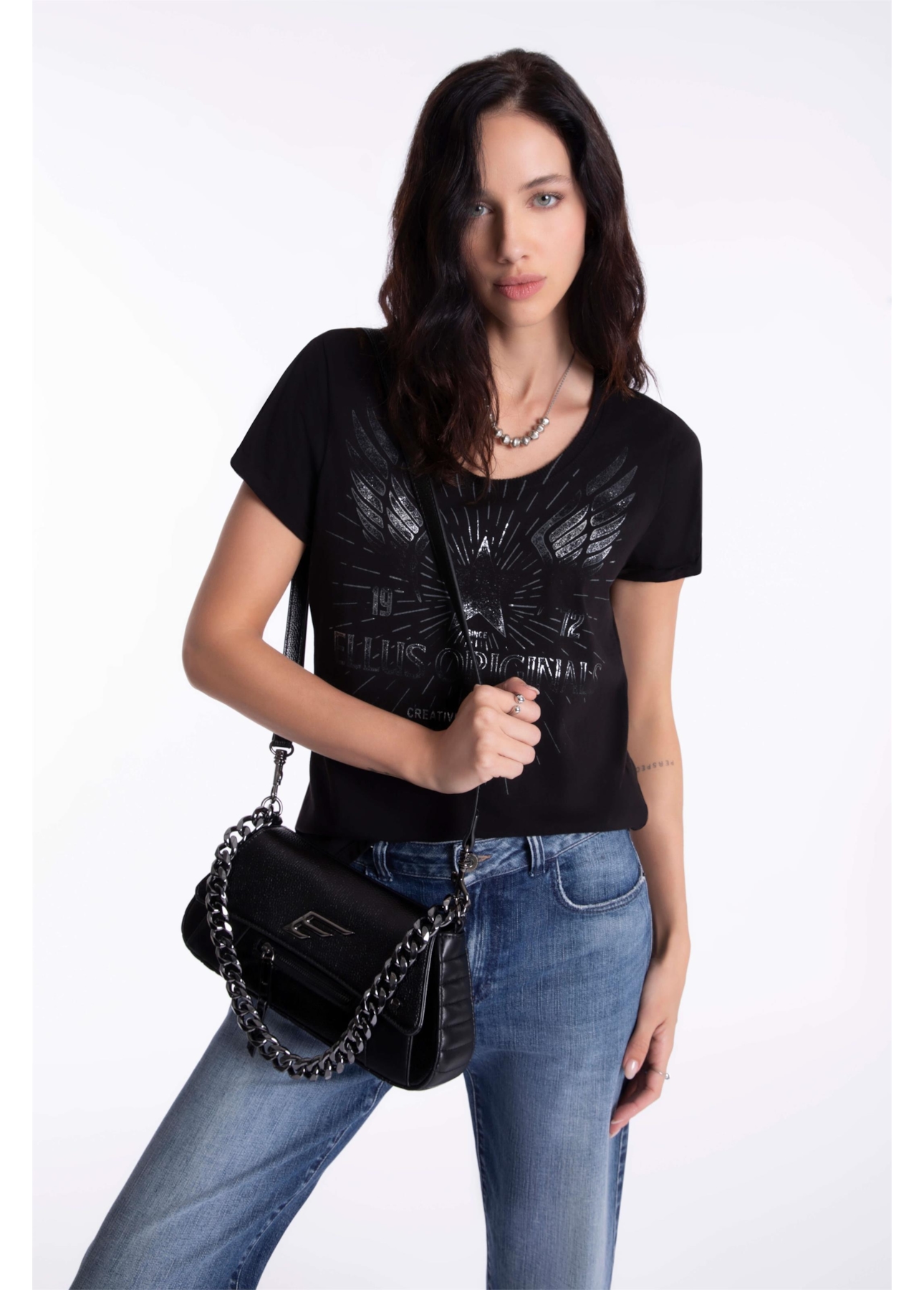 Blusa Ellus Creative Worldwide Preto