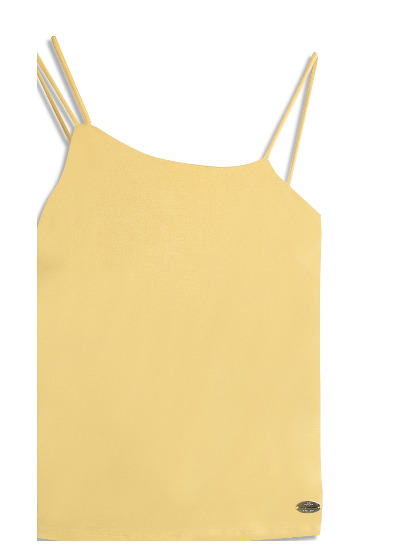 Blusa Ellus Crepe Desire Amarelo