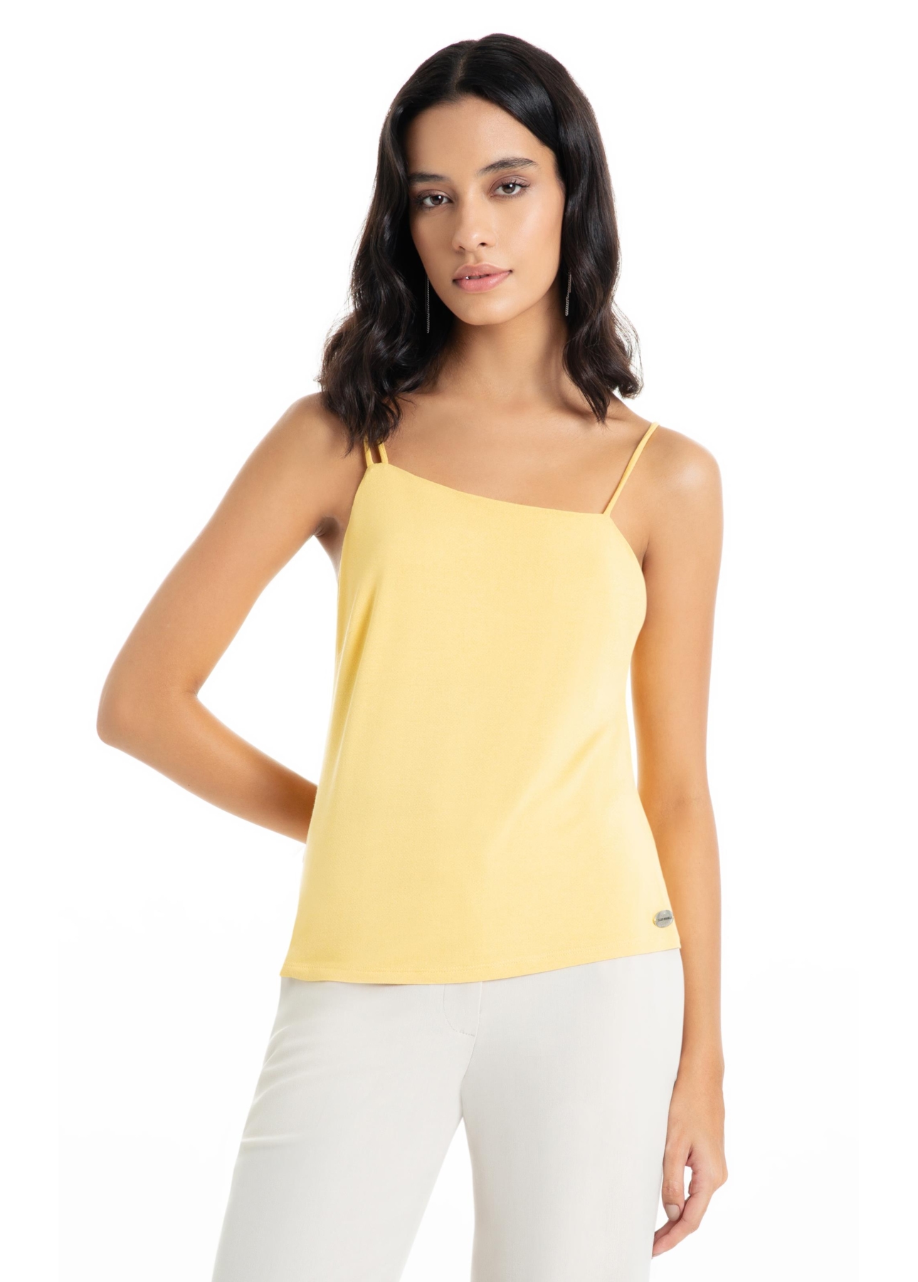 Blusa Ellus Crepe Desire Amarelo