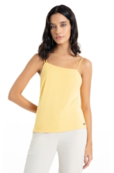 Blusa Ellus Crepe Desire Amarelo
