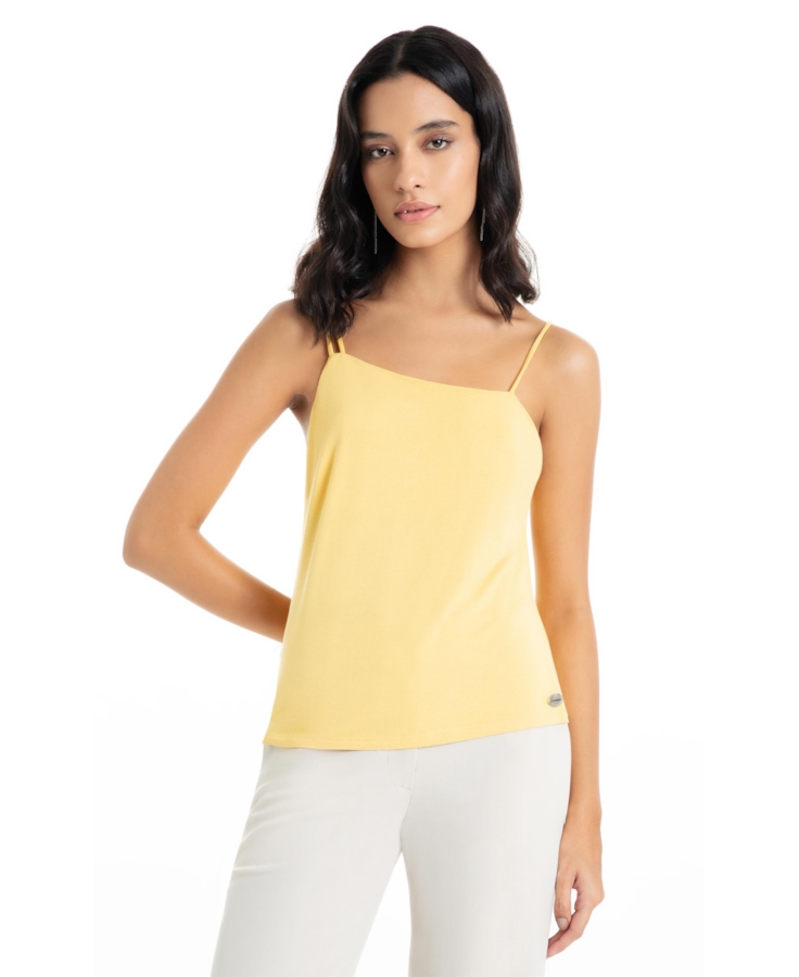 Blusa Ellus Crepe Desire Amarelo