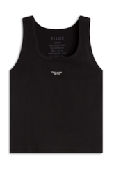 Blusa Ellus  Cropped Sleeveless Preto