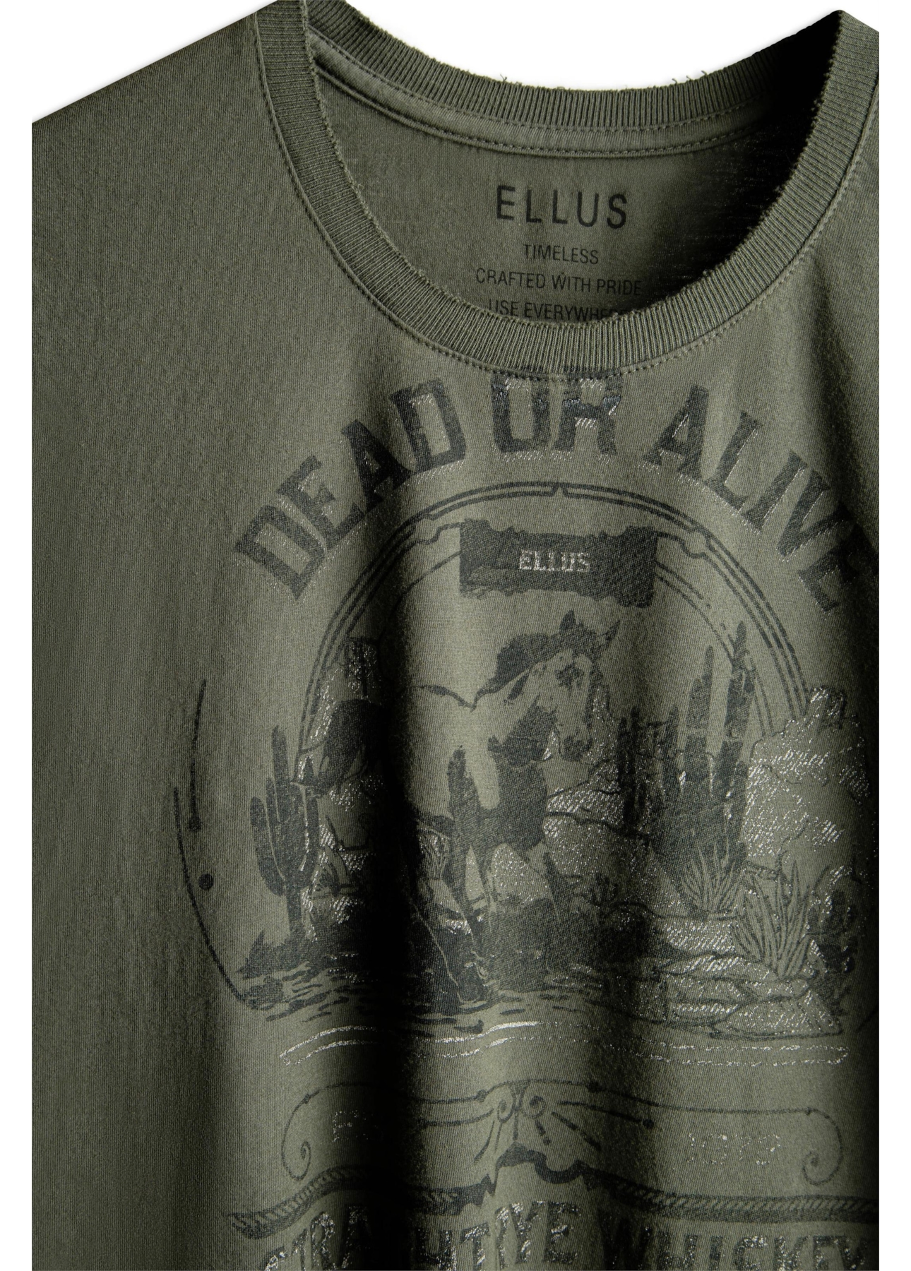 Blusa Ellus Dead Or Alive Verde Militar