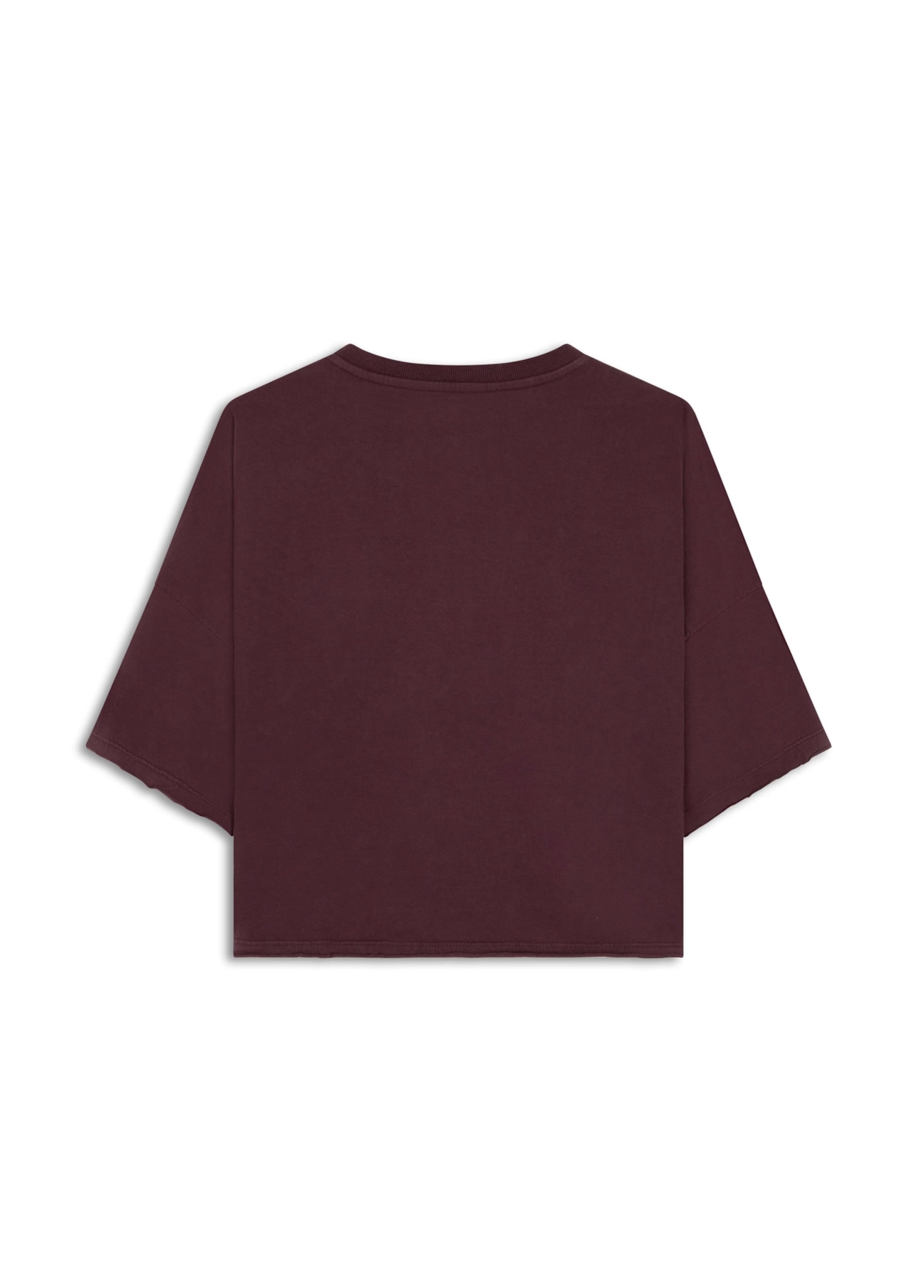 Blusa Ellus Death Valley Cropped Dark Wine