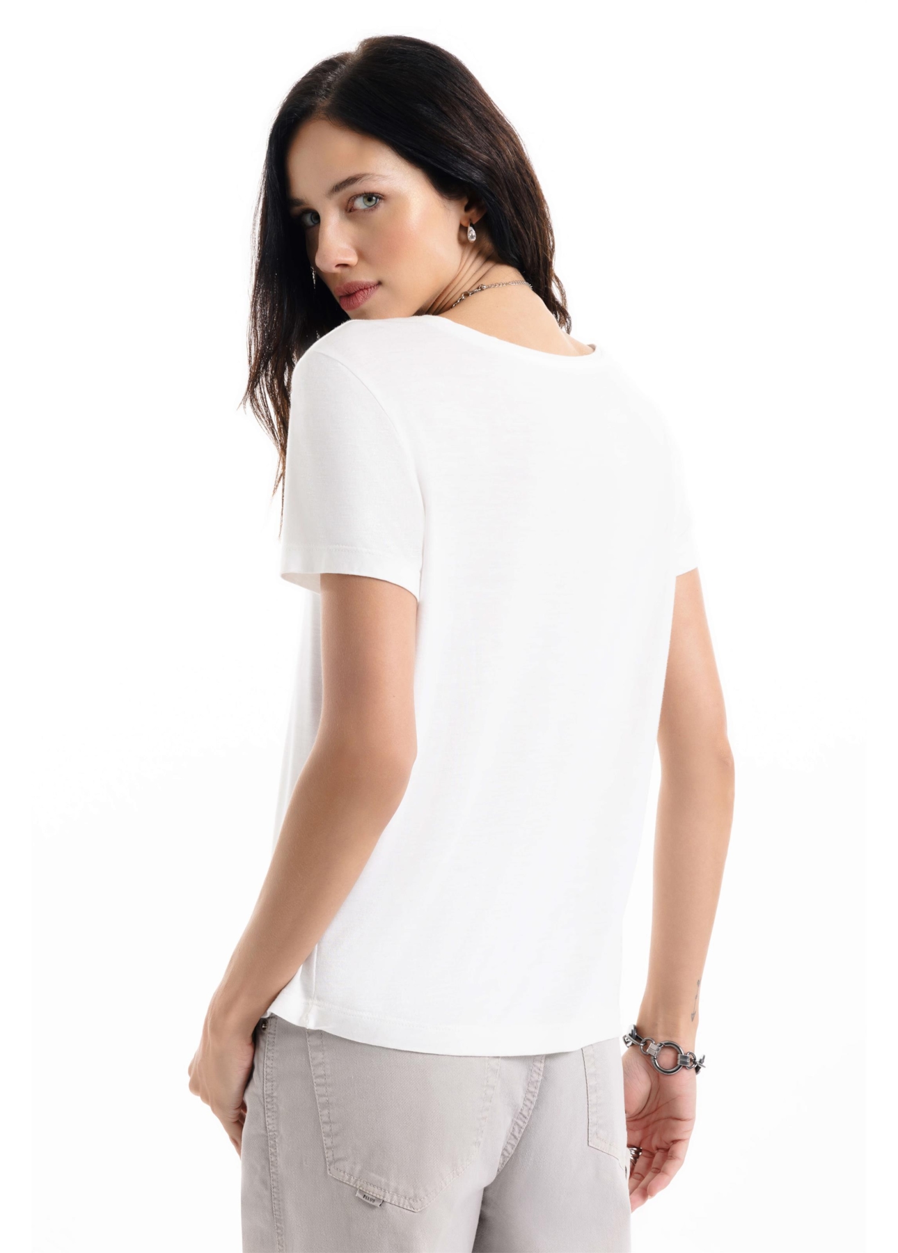 Blusa Ellus Disruptive Off White