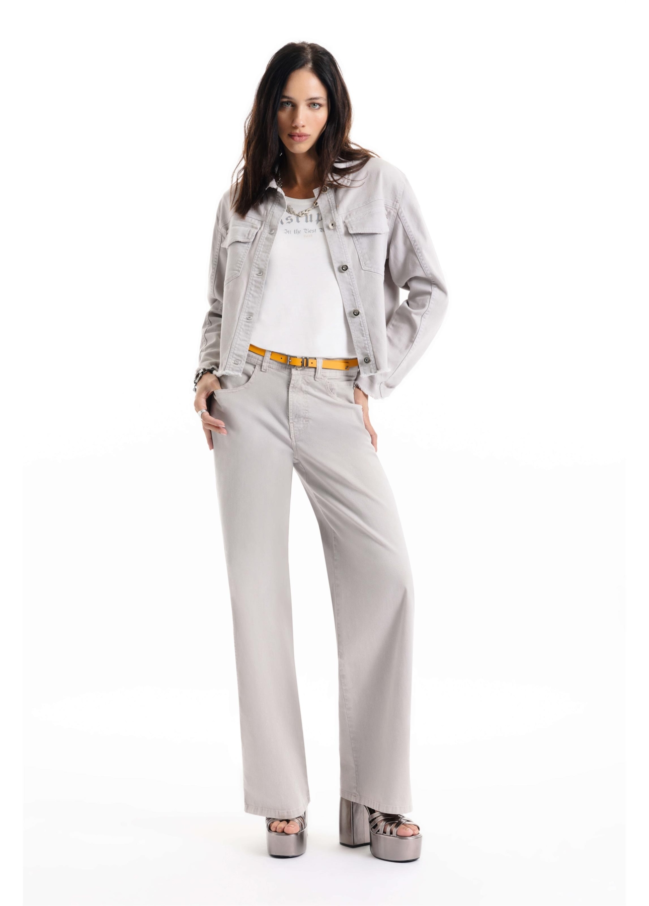 Blusa Ellus Disruptive Off White