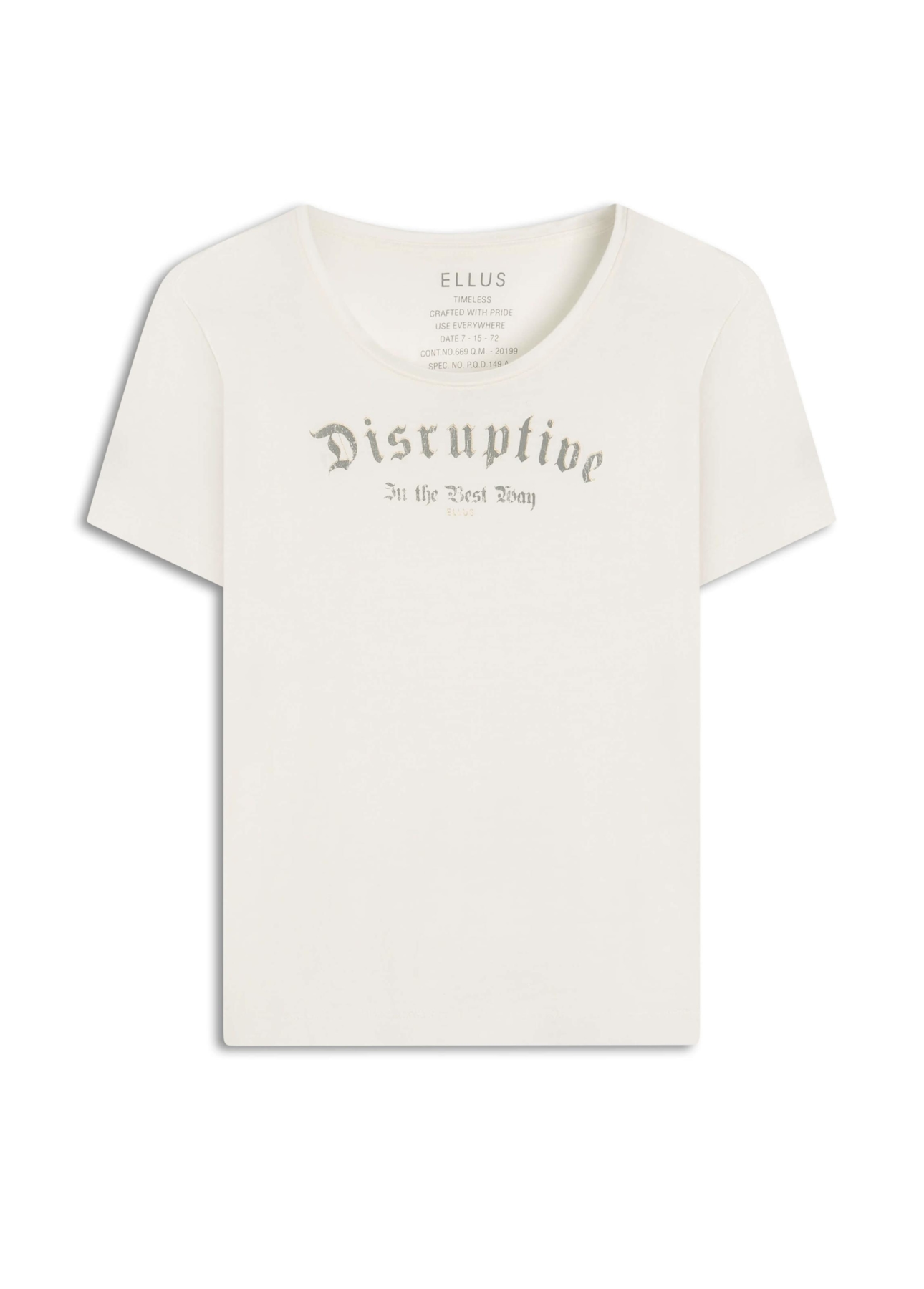 Blusa Ellus Disruptive Off White
