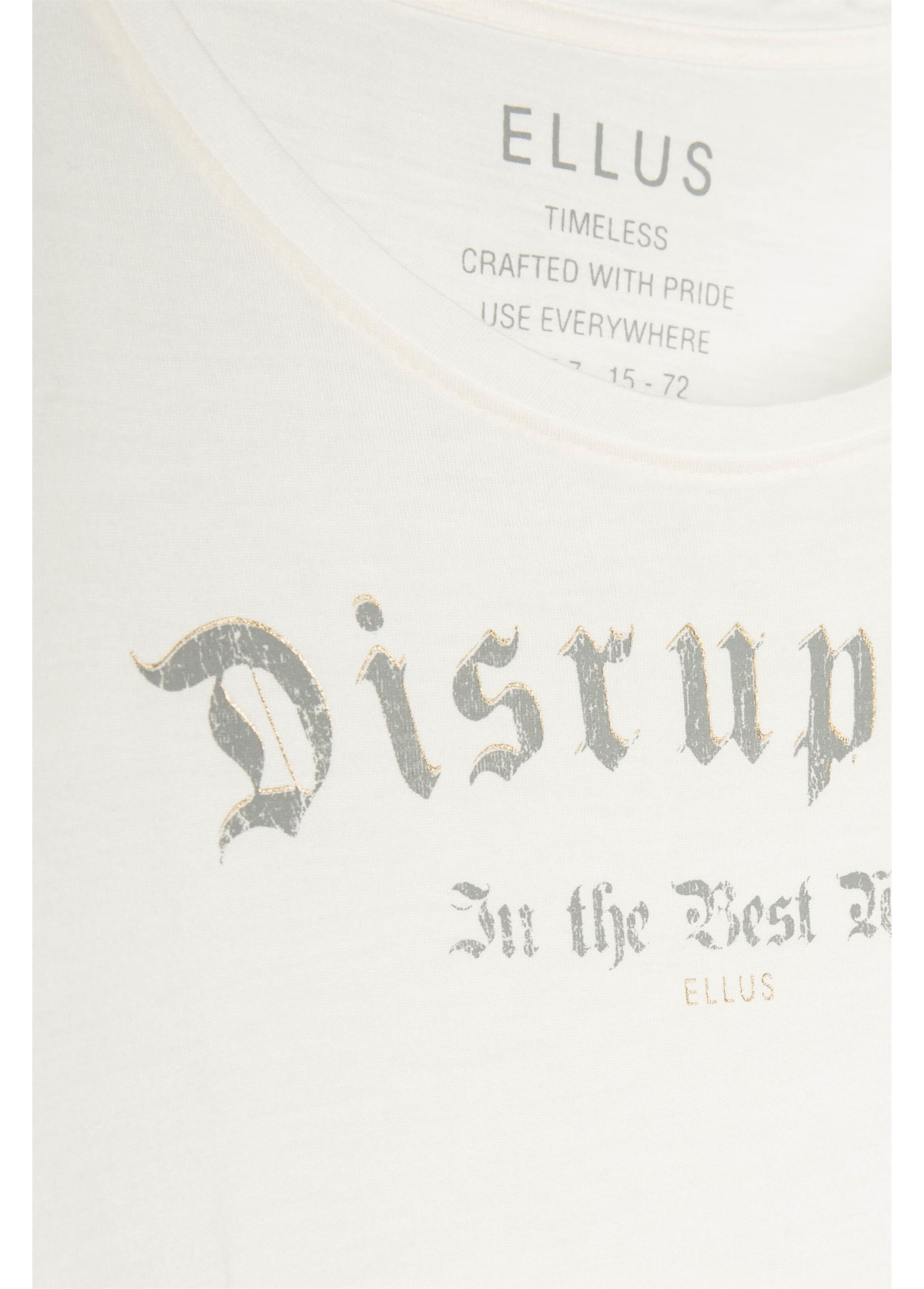 Blusa Ellus Disruptive Off White
