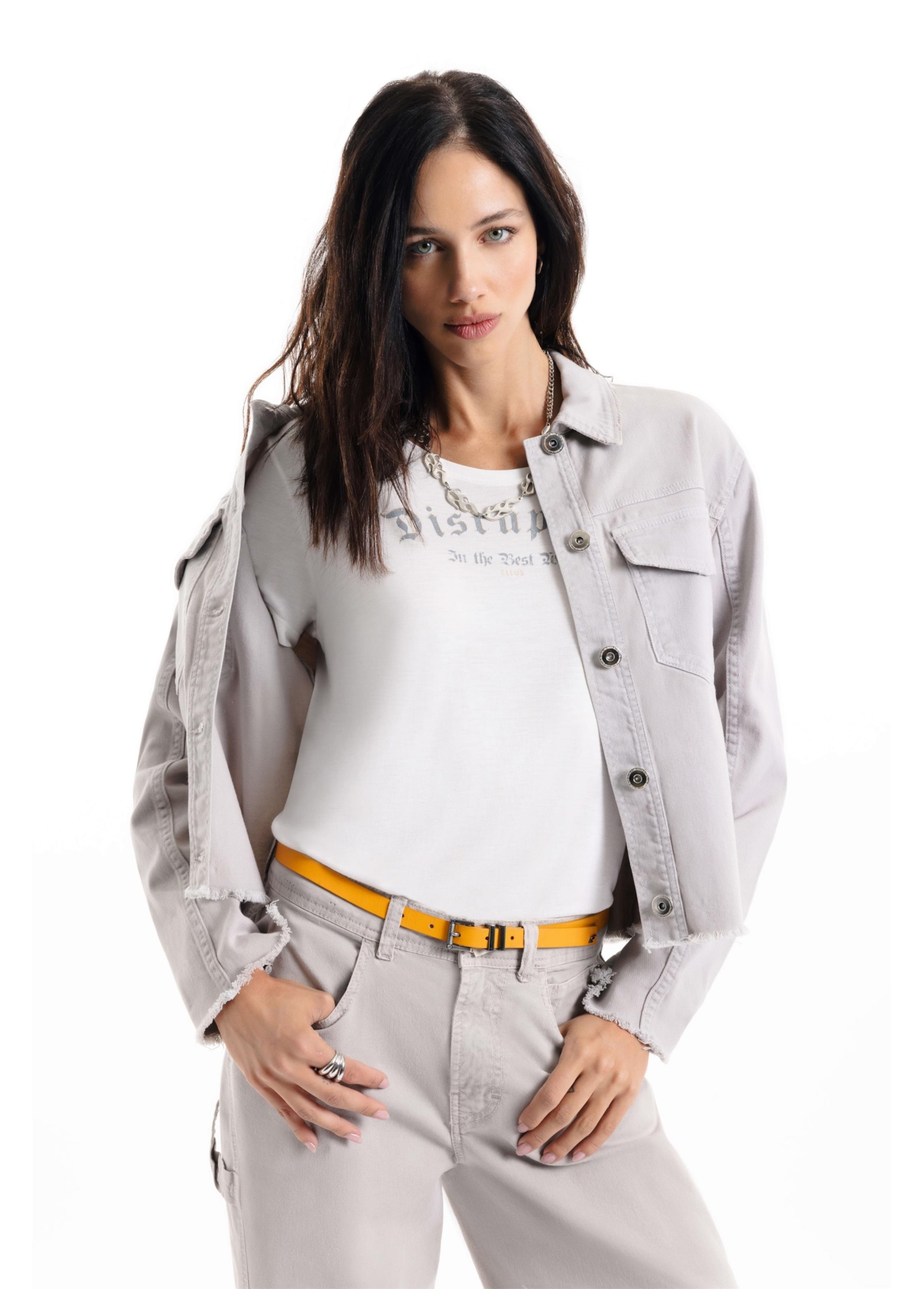 Blusa Ellus Disruptive Off White