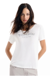 Blusa Ellus Disruptive Off White