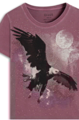 Blusa Ellus Eagle Classic Bordeaux