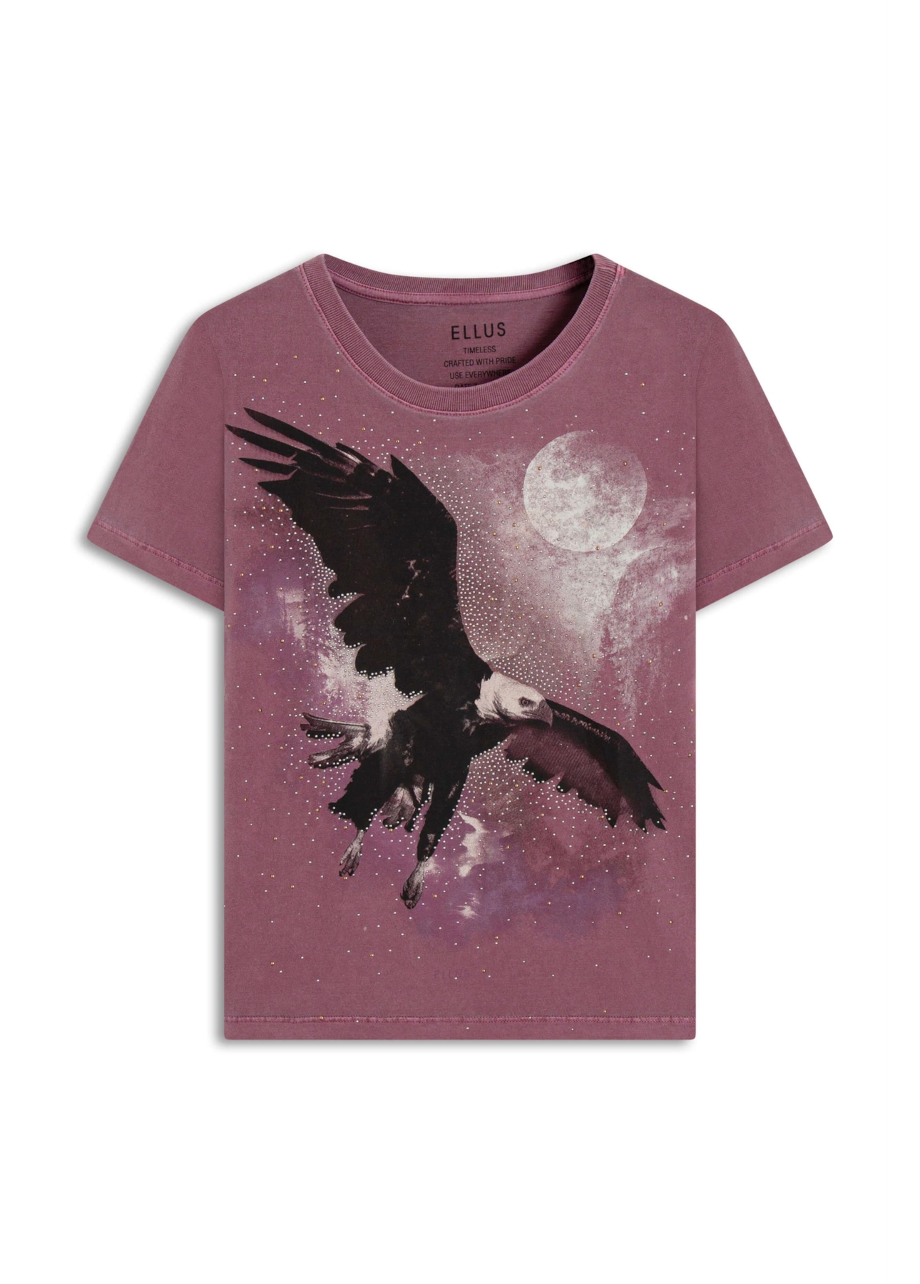 Blusa Ellus Eagle Classic Bordeaux