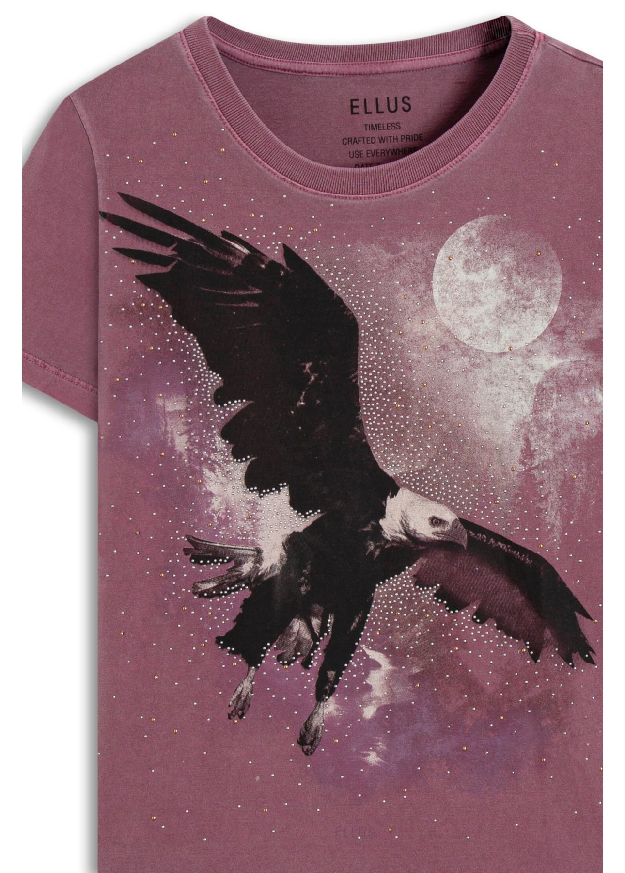 Blusa Ellus Eagle Classic Bordeaux
