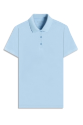 Blusa Ellus Easa Polo Piquet Azul Claro