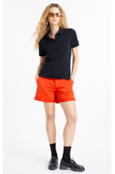 Blusa Ellus Easa Polo Piquet Preto