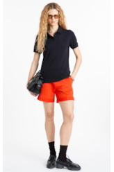 Blusa Ellus Easa Polo Piquet Preto