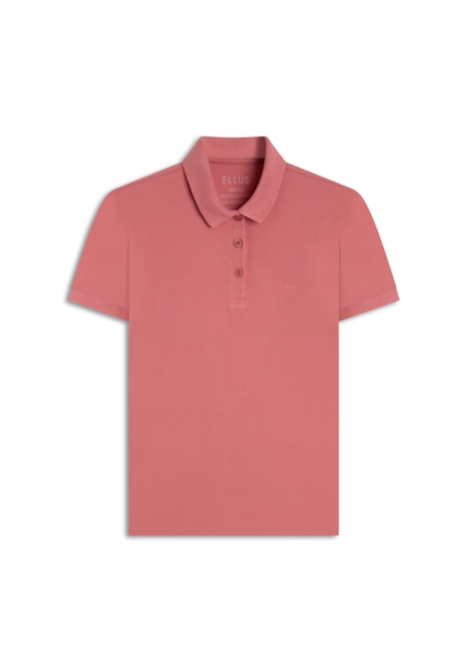 Blusa Ellus Easa Polo Piquet Rosa Gum