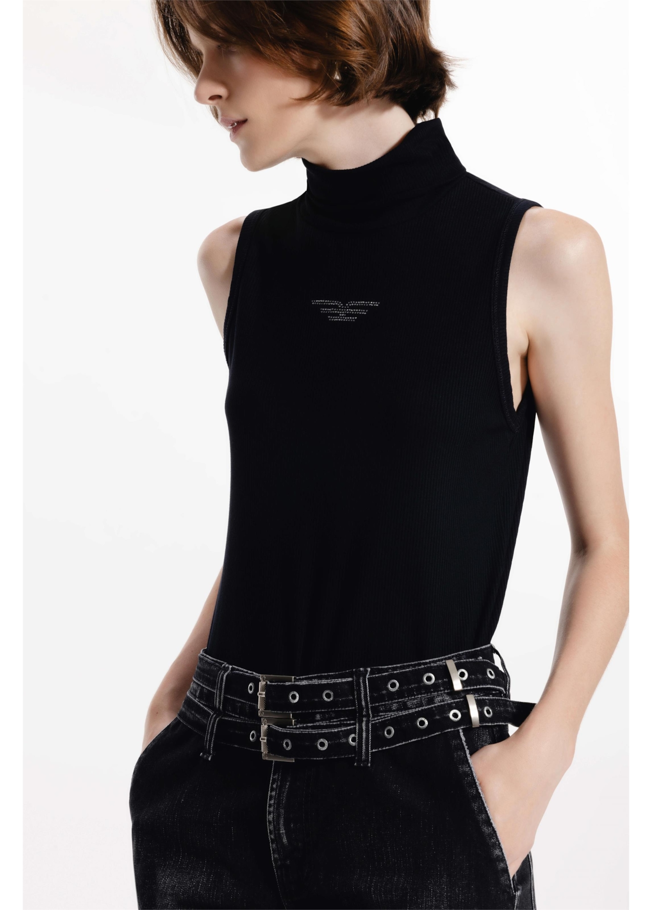 Blusa Ellus Easa Turtleneck Preto