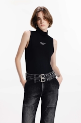 Blusa Ellus Easa Turtleneck Preto