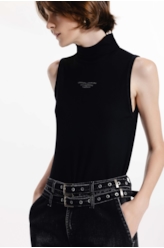 Blusa Ellus Easa Turtleneck Preto