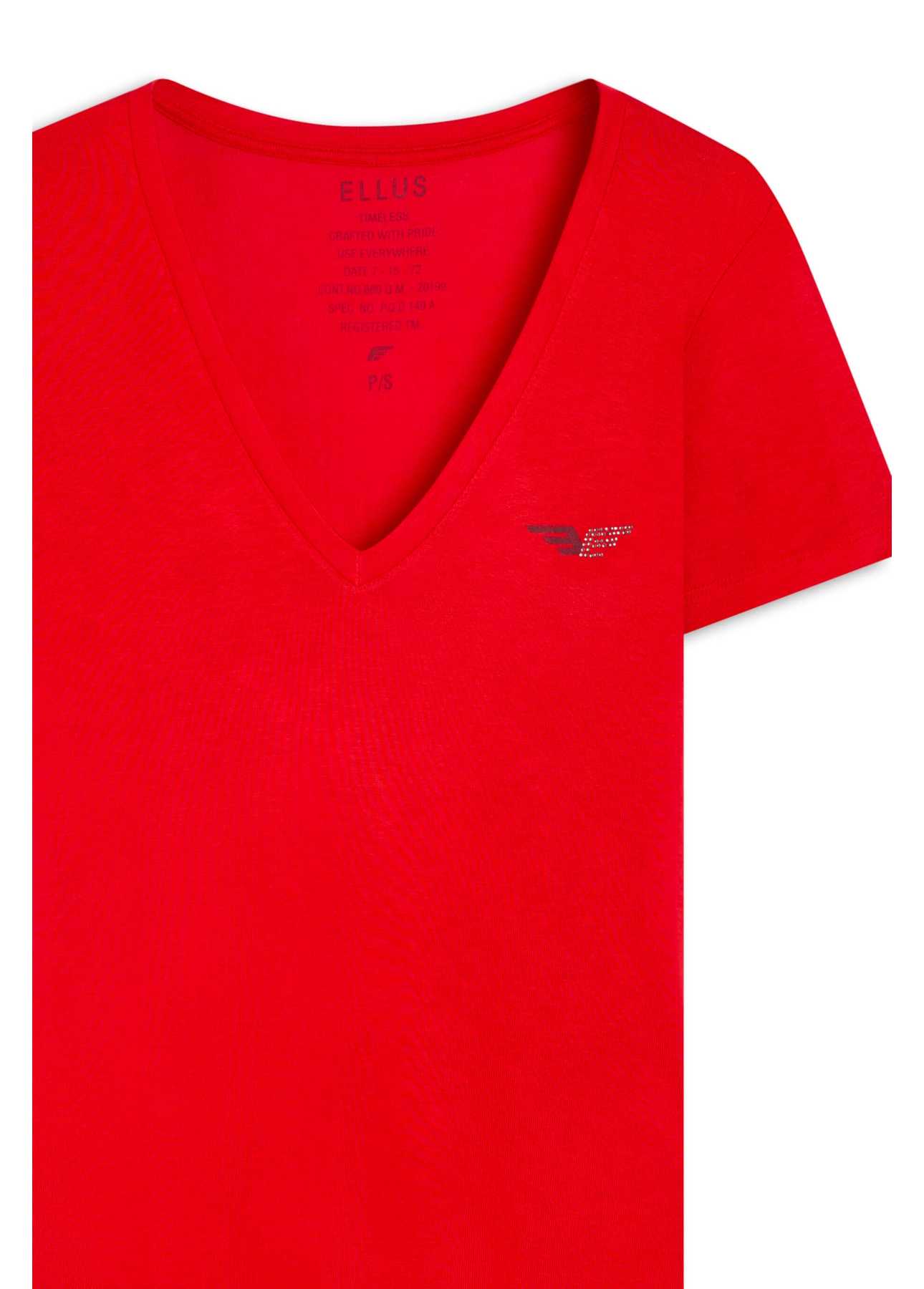 Blusa Ellus Easa Visco Vermelho