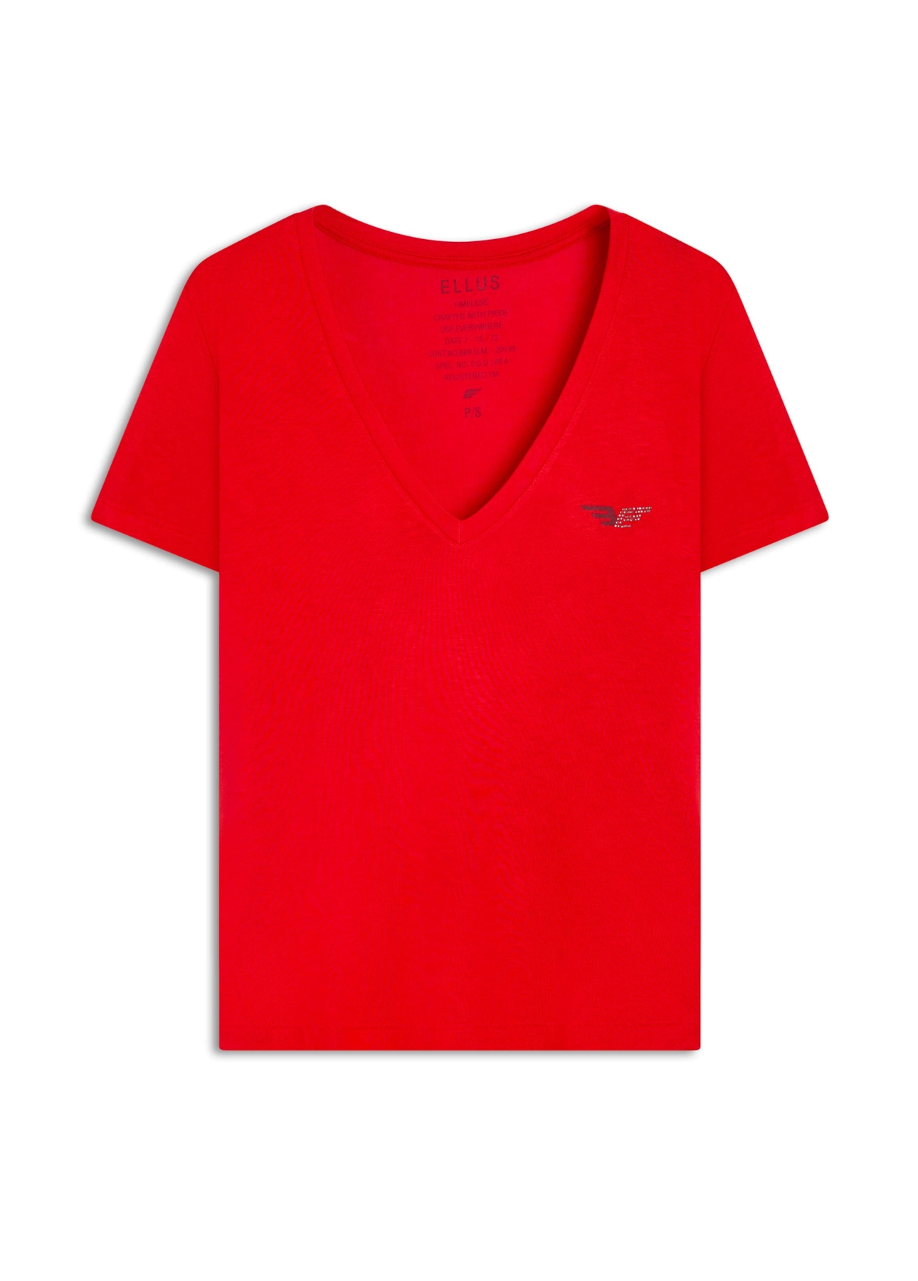 Blusa Ellus Easa Visco Vermelho