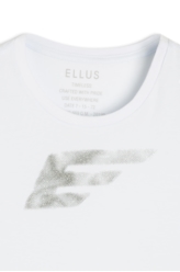 Blusa Ellus Easa Wavy Glitter Branco