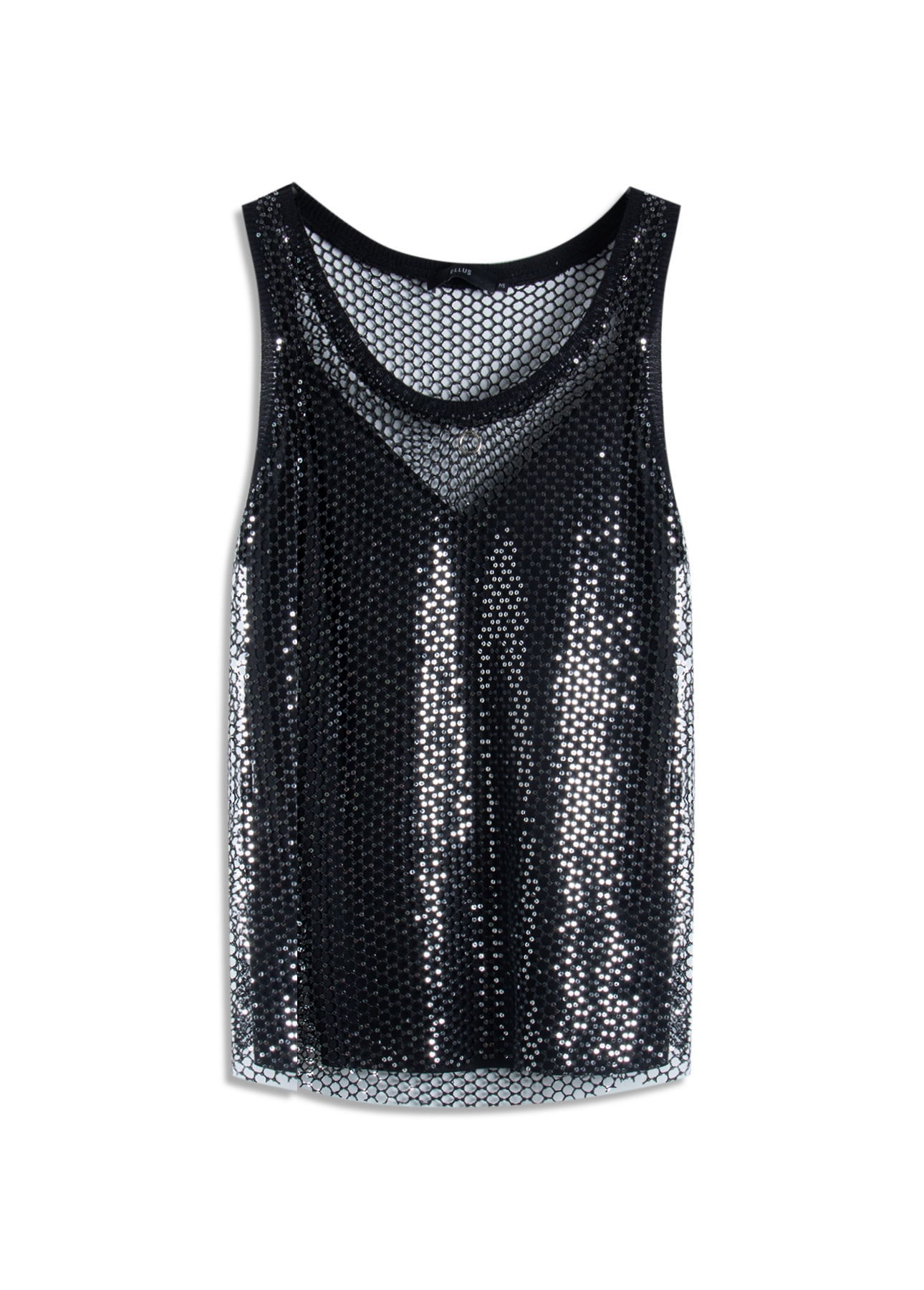 Blusa Ellus Glimmer Sleeveless Preto