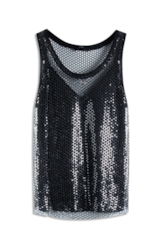 Blusa Ellus Glimmer Sleeveless Preto