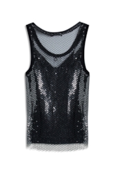 Blusa Ellus Glimmer Sleeveless Preto
