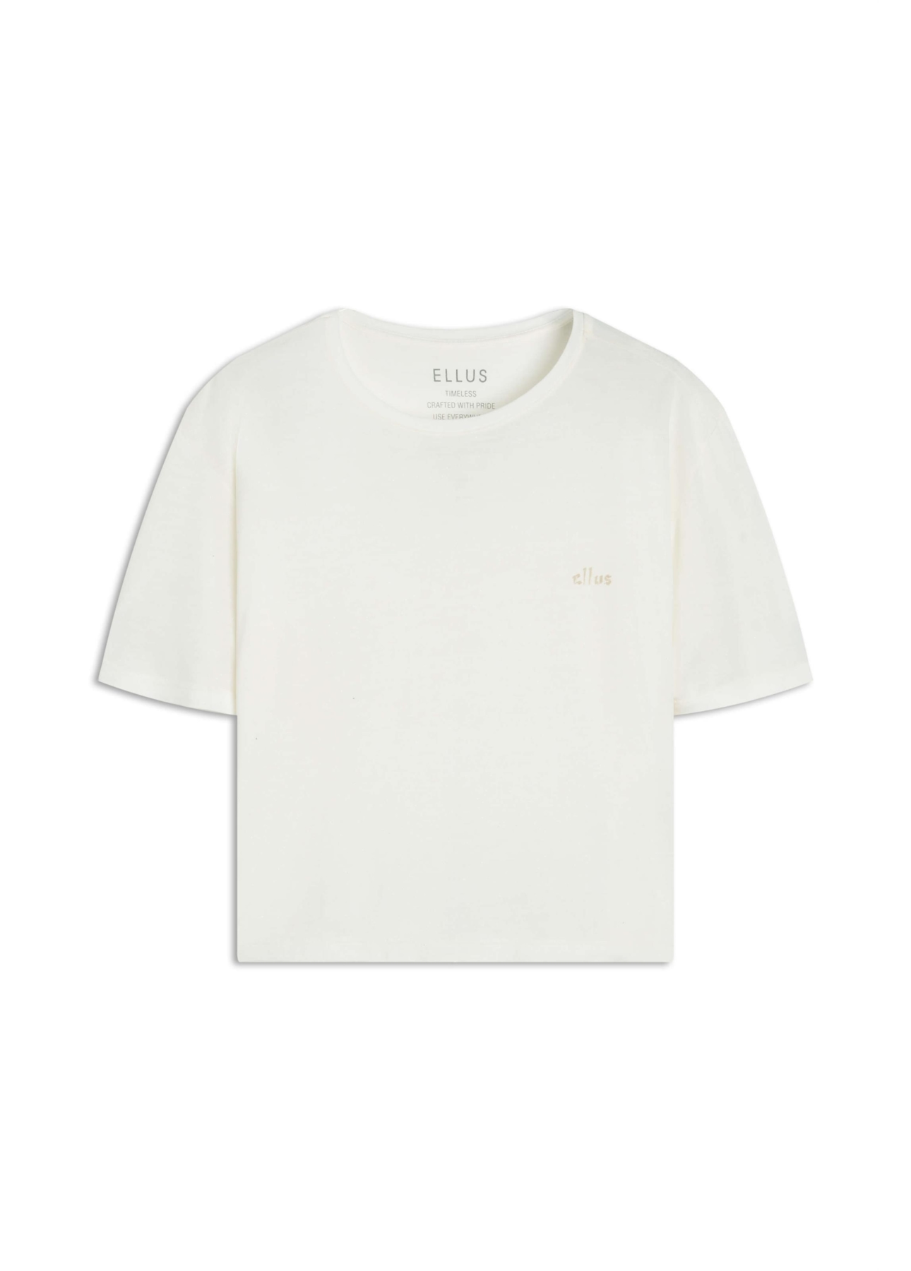Blusa Ellus  Glitter Off White