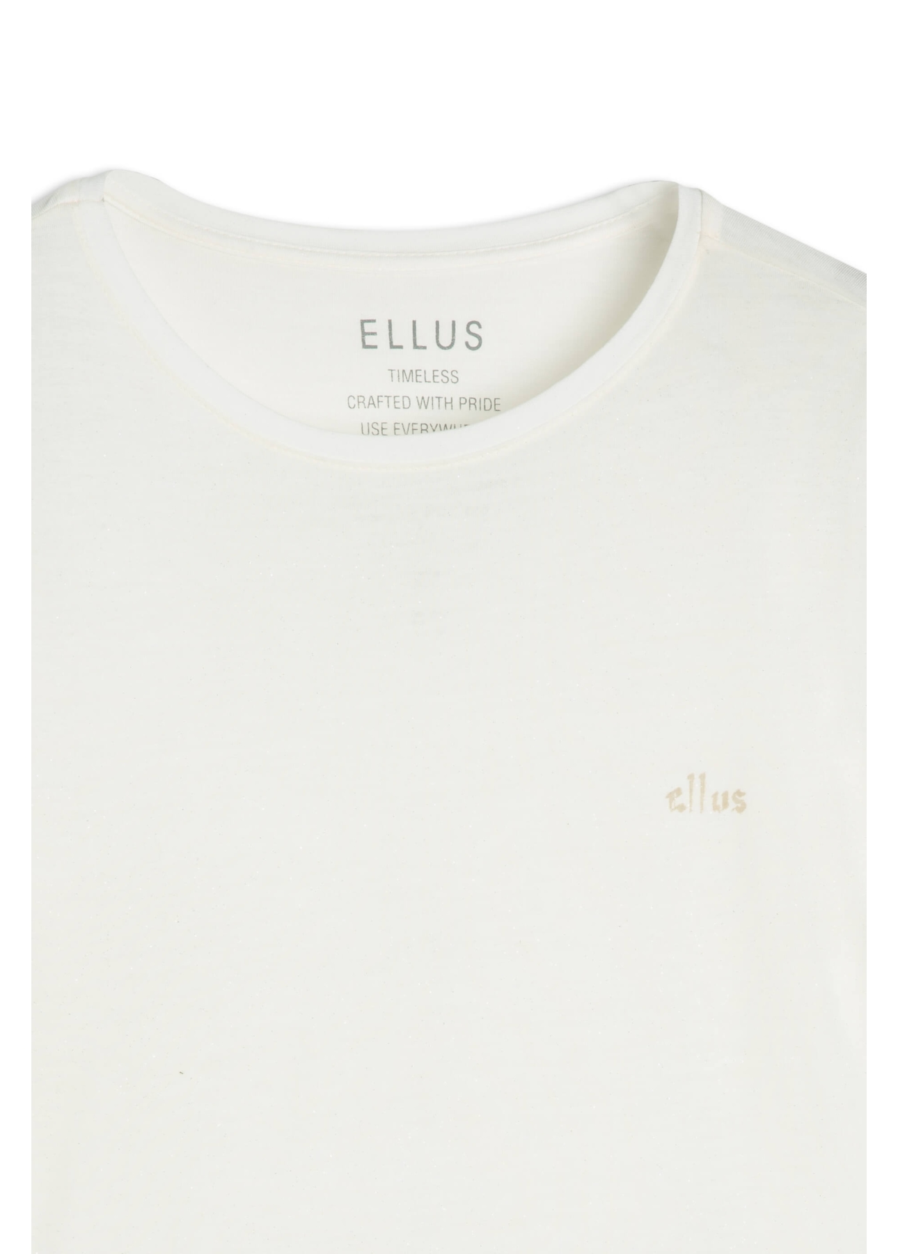 Blusa Ellus  Glitter Off White
