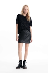 Blusa Ellus  Glitter Preto