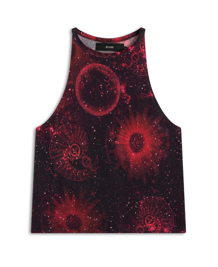 Blusa Ellus Halterneck Mystical Space Padrao 2